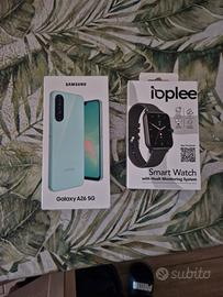 samsung A26 5g + smartwatch ioplee