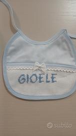 bavaglini punto croce 