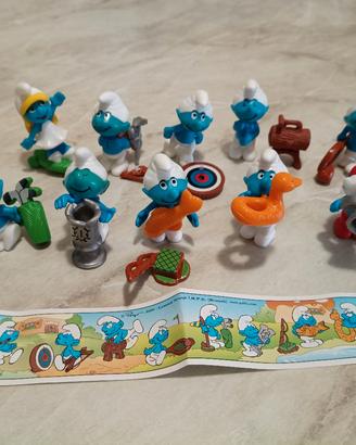 Kinder sorpresa puffi sportivi 2001