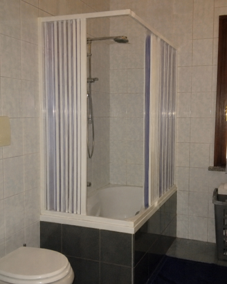 Box Doccia Sopravasca PVC 70x120 2 Ante Soffietto