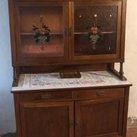 Mobile antico romagnolo in legno massello-