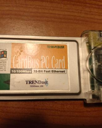Scheda di rete PCMCIA Trendnet