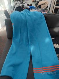 pantaloni Adidas tuta fondo largo