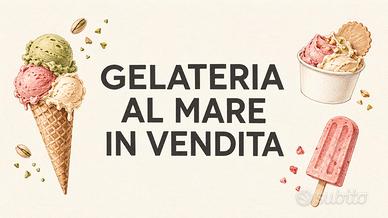 Gelateria al mare - posizione centrale