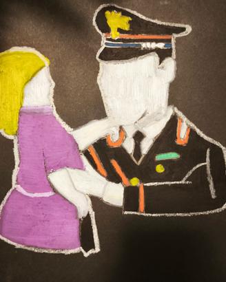 carabinieri con la figlia 