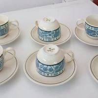 Tazzine, bicchieri, posate, piatti ecc