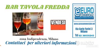 226/26 BAR TAVOLA FREDDA mq 130 zona Risorgimento