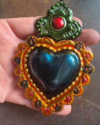Sacro cuore decorativk ex voto Messico