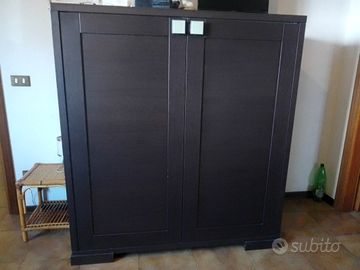 Mobile impiallacciato rovere tinto wenge