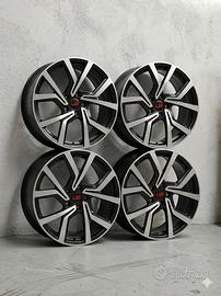 Set Cerchi VW Golf Brescia 17 18 19 20 Grigio Neri