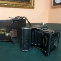 Macchina fotografica a soffietto, d'epoca, marca A