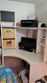 scrivania ikea angolare