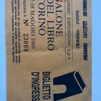 Biglietto 1989 Salone Torino