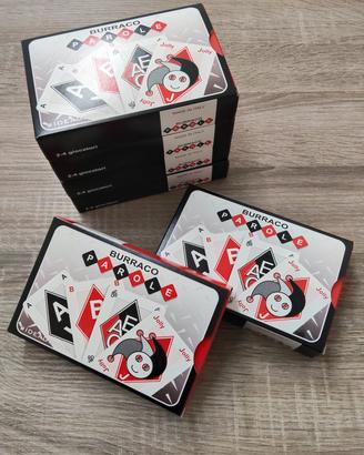 6 confezioni carte da gioco Burraco PAROLE 