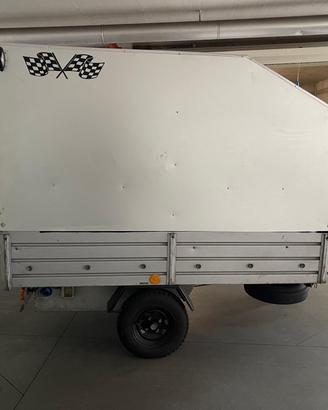 Carrello rimorchio trasporto go kart