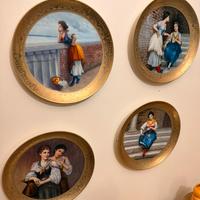 4 piatti decorativi De Limoges