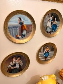 4 piatti decorativi De Limoges