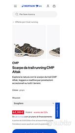 CMP Altak Trail n.42- Nuove Mai Indossate