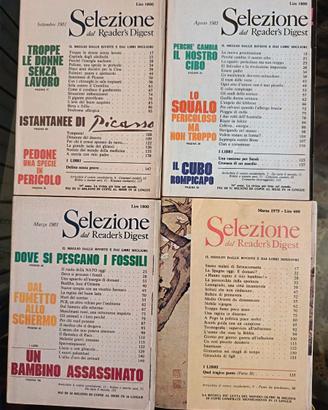 Riviste mensili di Selezione del Reader's Digest.