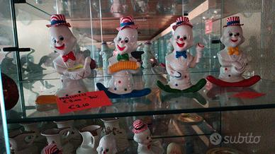 Stock Clown Ceramica 4 pezzi
