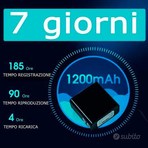 Registratore Vocale H+Y 16GB - Con Attivazione Vocale, 192 Ore