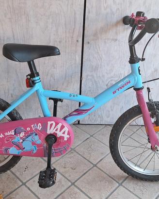 Bici bambina Btwin 16 pollici