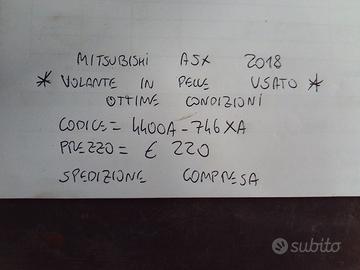 Volante in pelle mitsubishi asx 2018