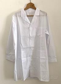 Camice bianco da laboratorio uomo tg L