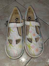 scarpe kickers bambina colorate di pelle