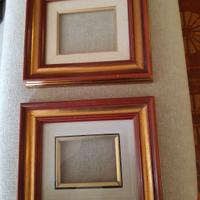 n 2 cornici nuove in legno