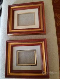 n 2 cornici nuove in legno