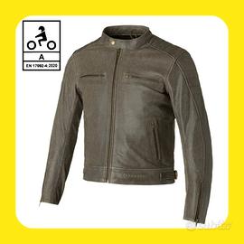 GIACCA MOTO PELLE CARBURO TWISTER UOMO