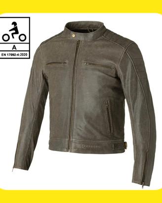 GIACCA MOTO PELLE CARBURO TWISTER UOMO