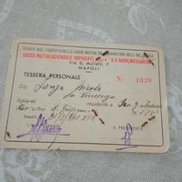 lotto di varie tessere 