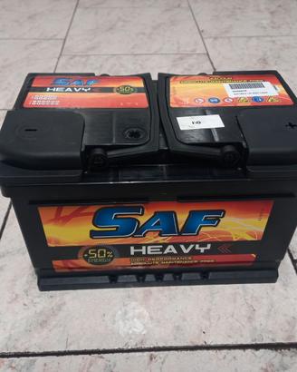Batteria SAF 12V 80 Ah 720 EN per automobile