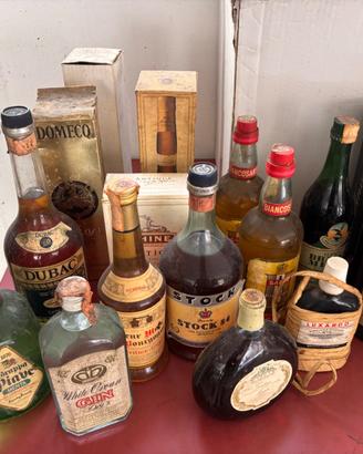 Collezione bottiglie vintage anni ‘60–‘80