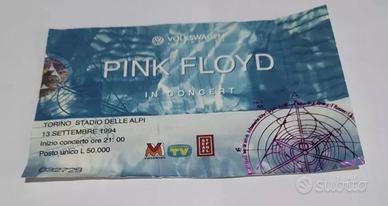 BIGLIETTO CONCERTO PINK FLOYD TORINO STADIO 1994 B