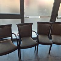 sedie legno massello e metallo