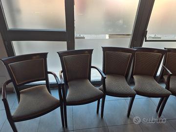 sedie legno massello e metallo