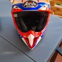 casco maschera e guanti enduro/cross