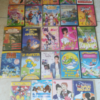 Lotto 25 DVD fiabe cartoni favole x bambini