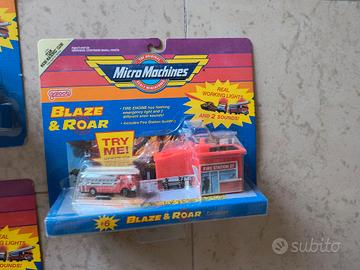 Micro Machines Blaze & Roar Fire Station #6