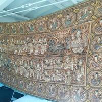 Arazzo Birmano XIX sec 3,5 x 1,7 mt