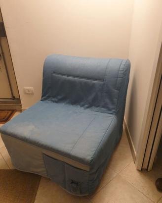 rete letto singolo pieghevole a poltrona
