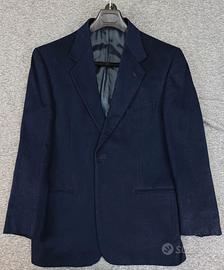 Blazer blu puro cashmire