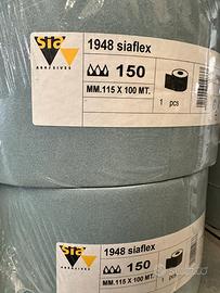 Rotolo carta abrasiva Sia H. 115 P. 150 mt 100