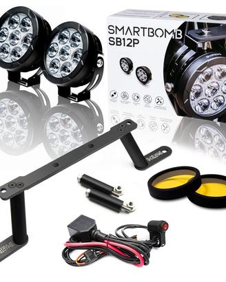 Kit FARI 120W + STAFFA BMW GS1200 GS1250 ADV STD