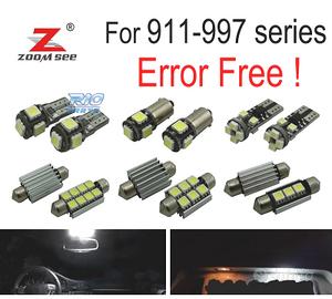 KIT 20 LAMPADE LED INTERNE PER PORSCHE 911 997 CAR