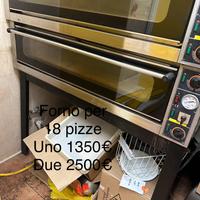 Forno per 9 pizze o 18 pizze