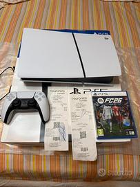 PS5 1TB+Controller+Fifa26+Cavi tutto originale